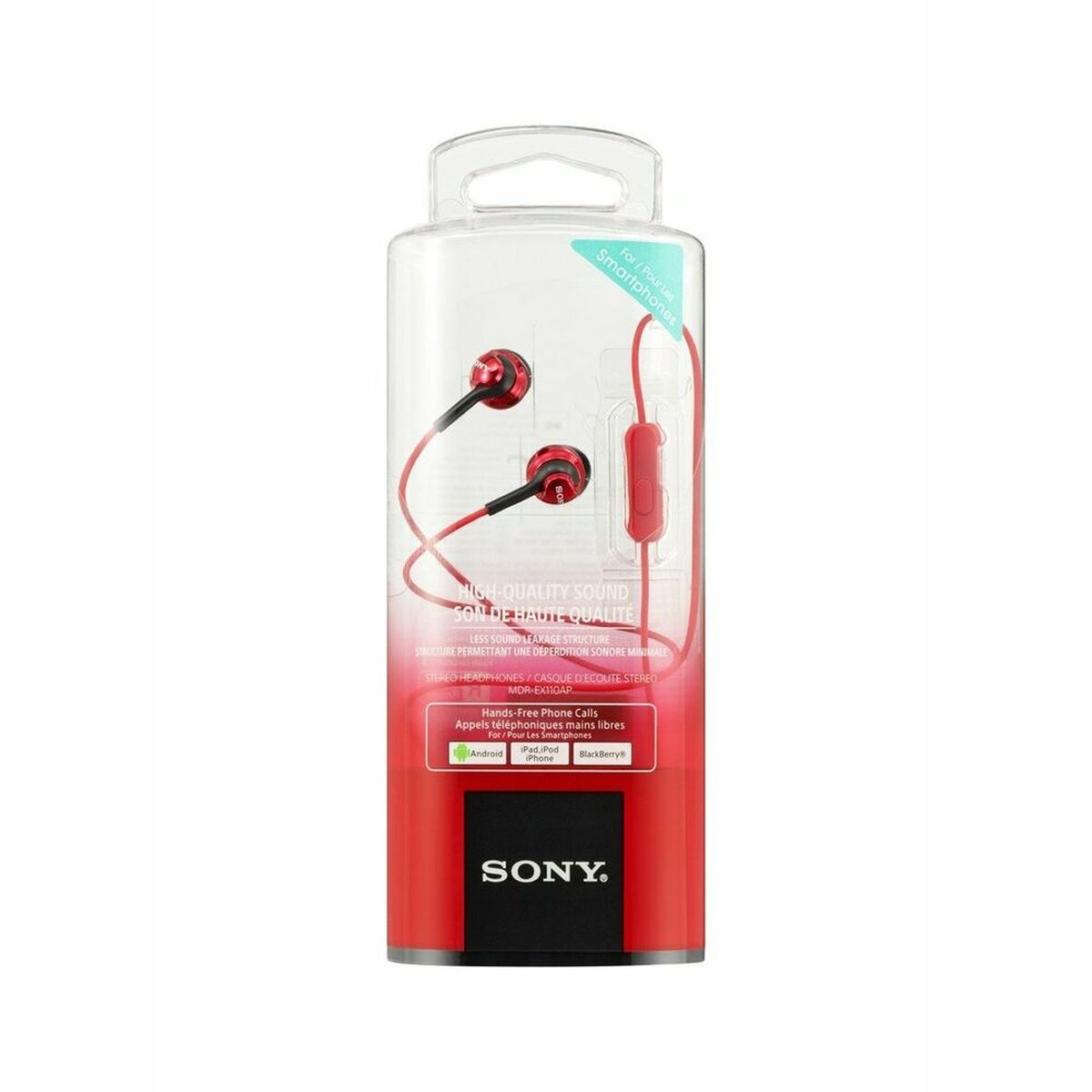 Ακουστικά Sony MDREX110APR.CE7 Κόκκινο